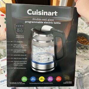 Cuisinart Programmable Electric Kettle - Black and Silver